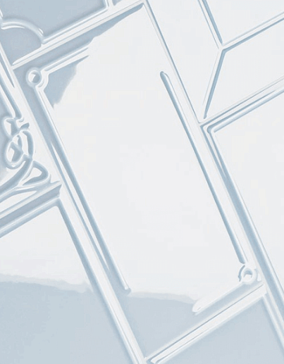 Art Deco Vector Frame D Light Blue 12.5x25 - фото 1