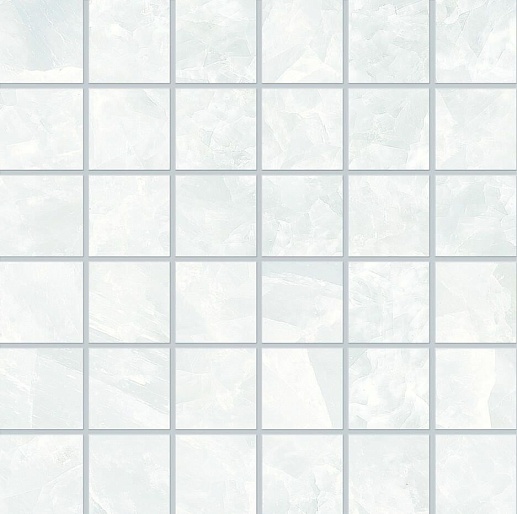 Tele di Marmo Revolution Mosaico 5x5 Thassos Lap 29.4x29.4 - фото 1