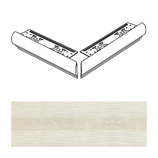 Rinascimento Angolo Toro Con Lamina Frassino Rett 4x33.3 - фото 1