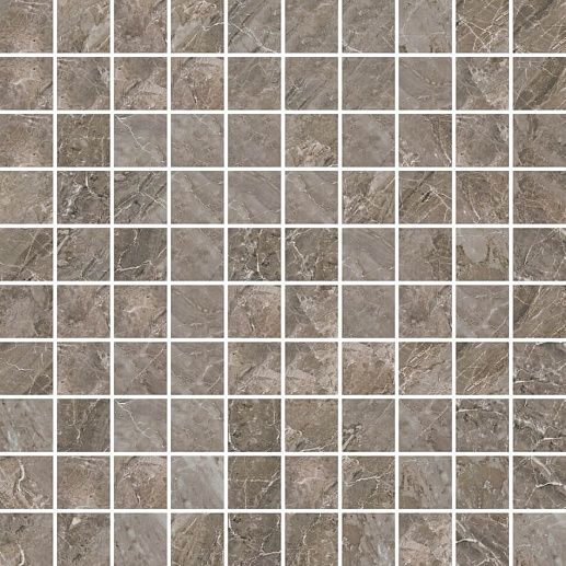 Marble Mosaico T100 Grigio Nat/Lap 29.1x29.1 - фото 1
