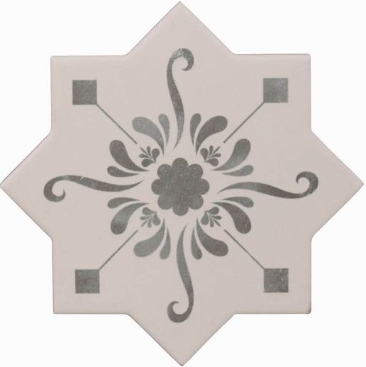 Becolors Star Dec. Stencil Grey 13.25x13.25 - фото 1