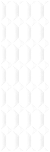 Satin White Hexa 30x90 - фото 1