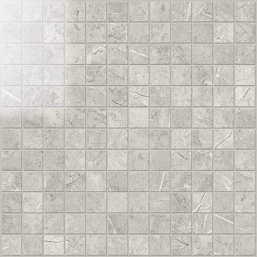 NovaBell Imperial Mosaico London Grey Lapp. 2.5x2.5 - фото 1