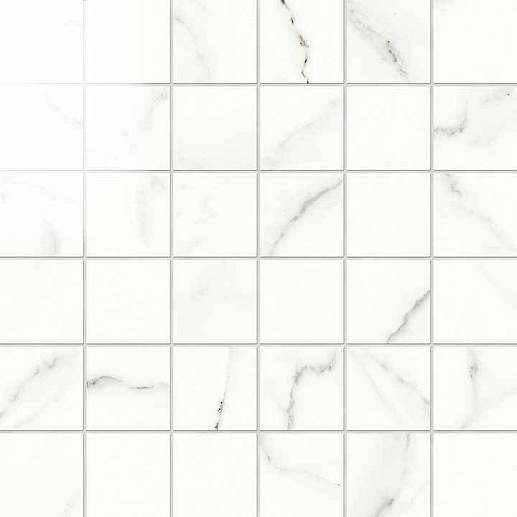 NovaBell Imperial Mosaico Statuario Lapp. 5x5 - фото 1