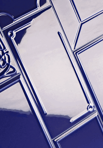 Art Deco Vector Frame D Victoria Blue 12.5x25 - фото 1