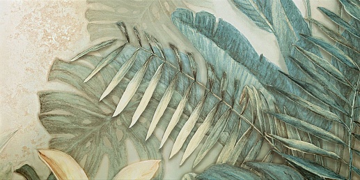 Alabaster Shine Element 2 leAves A 59.8x119.8 - фото 1
