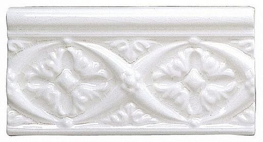 Modernista Relieve Bizantino C/C Blanco 7.5x15 - фото 1