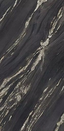 Marmi Maximum Nero Damascato Lucidato 150x300 - фото 1