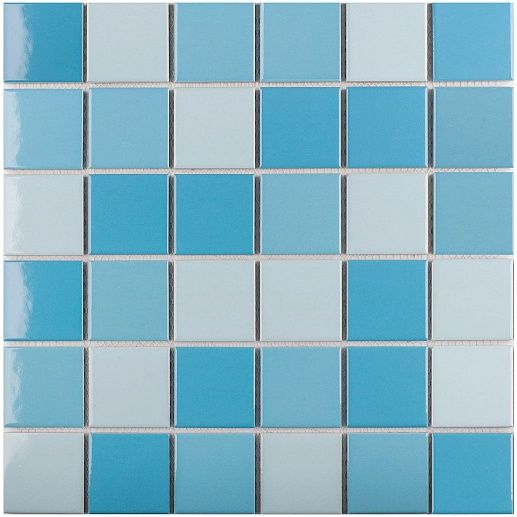 Homework Light Blue Mix Glossy 30.6x30.6 - фото 1