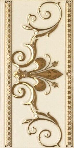 Noblesse Cenefa Noblesse Marfil Gold 10x20 - фото 1