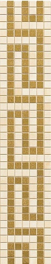 Vanitas Fasc.greca gold beige 7.6x39.4 - фото 1