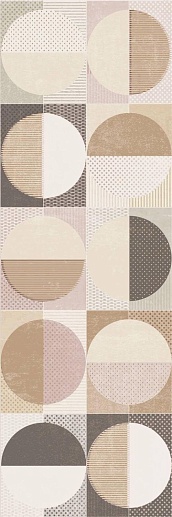 Cromatica Decor Circles Warm 25x75 - фото 1