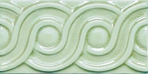 Modernista Relieve Clasico C/C Verde Claro 7.5x15 - фото 1
