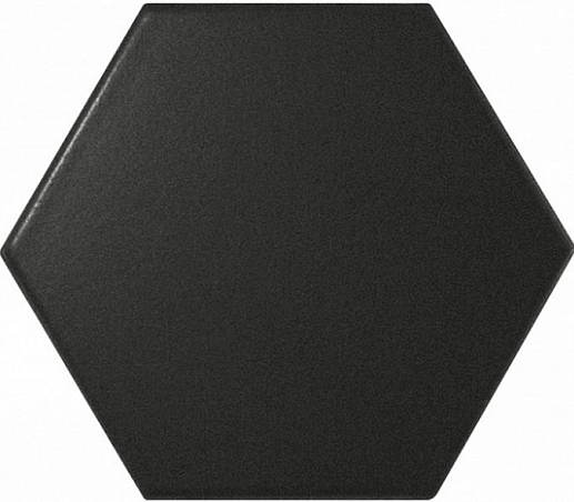 Scale Hexagon Black Matt 11.6x10.1 - фото 1