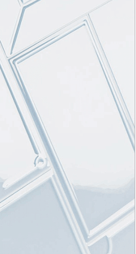 Art Deco Vector Frame A Light Blue 12.5x25 - фото 1