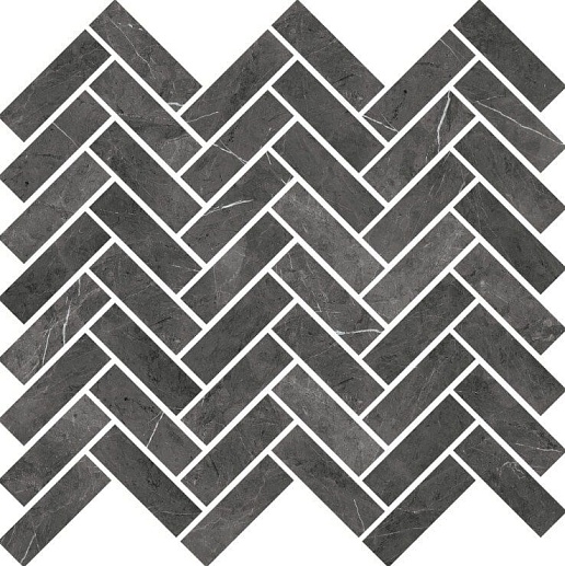 Sensi Mos. Chevron Pietra Grey 30x30 - фото 1