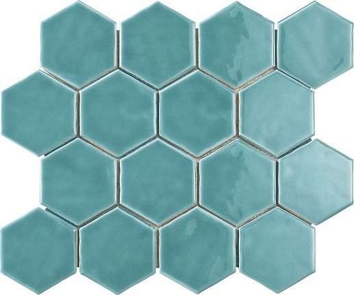 Art Deco Glossy on Mesh Aqua Marine 28x32 - фото 1