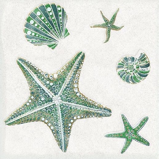 Smalto Decor Mare 1 Bianco 15x15 - фото 1