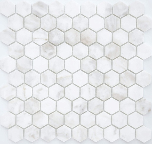 Pietrine Hexagonal Dolomiti bianco Mat Hex 28.5x30.5 - фото 1