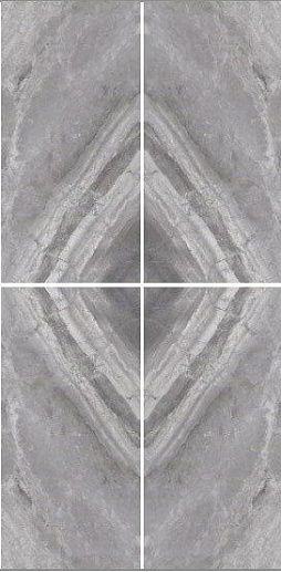 Supreme Book Match Grey Levigato 60x120 - фото 1