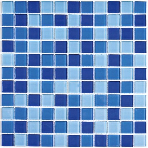 Mosaics Blue Wave-2 30x30 - фото 1