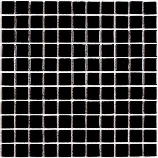 Mosaics Black Glass 30x30 - фото 1