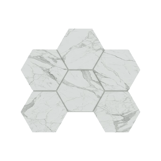Montis White Hexagon полир. 25x28.5 - фото 1