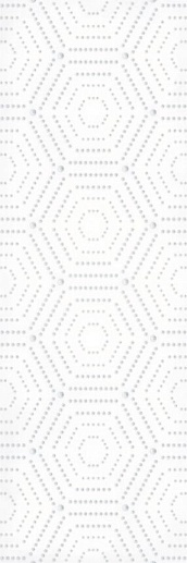Парижанка Геометрия белая 20x60 - фото 1