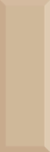 Monocolor Biselado Brillo Beige 10x30 - фото 1