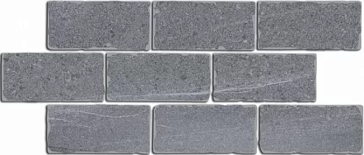 BR023 Роверелла серый мозаичный 34.5x14.7 - фото 1