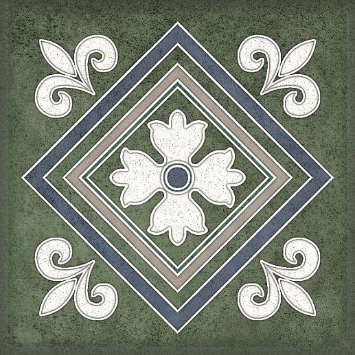 Smalto Decor 2 Verde 15x15 - фото 1