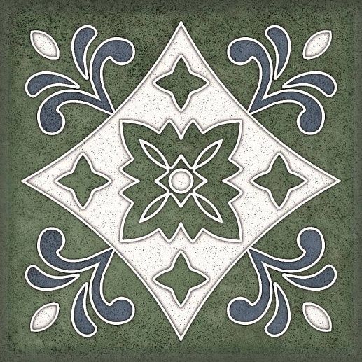 Smalto Decor 3 Verde 15x15 - фото 1