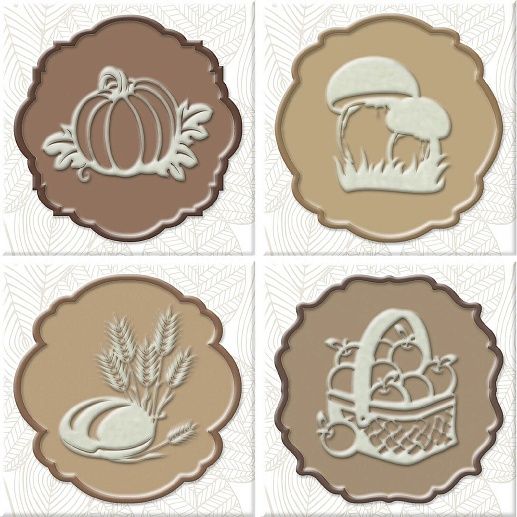 Monocolor Set Autumn Fosker (4pzs) 10x10 - фото 1