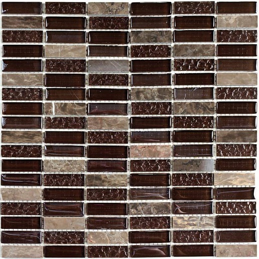 Mosaics Super Line (brown) 30x30 - фото 1