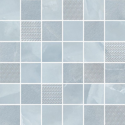 Onice Blu Mosaic 30x30 - фото 1