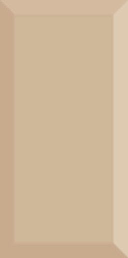 Monocolor Biselado Brillo Beige 10x20 - фото 1