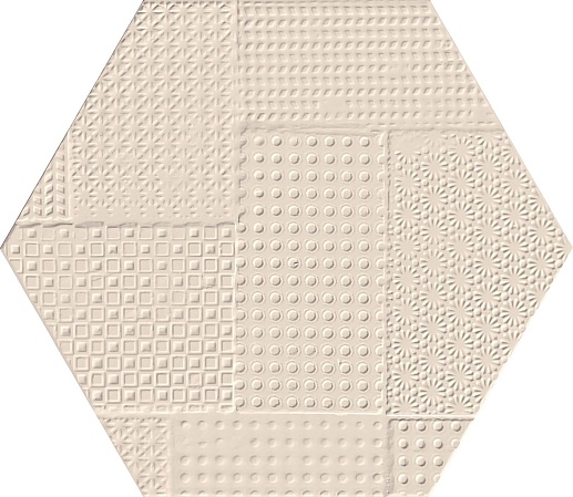 Sixty Esagona Timbro Sabbia Silktech 18.2x21 - фото 1
