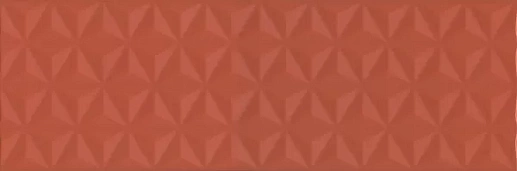 12120R Диагональ красный структура обрезной 25x75 - фото 1