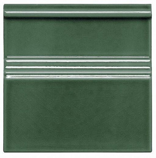 Modernista Rodapie Clasico C/C Verde Oscuro 15x15 - фото 1