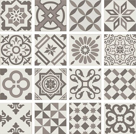 Antigua Decor Gris 20x20 - фото 1