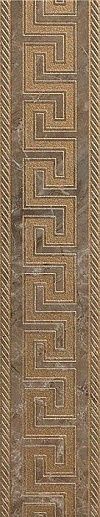 Marble Fas.Greca Marrone Sab 11.5x58.5 - фото 1