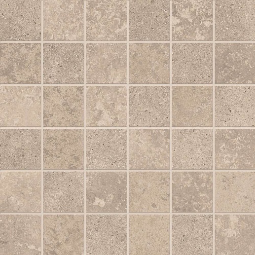 Unika Mos Quadretti Ecru Rett 30x30 - фото 1