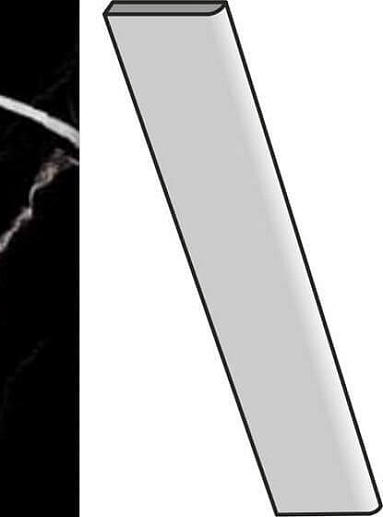 Mate Batt.Nero Skirting 7x60 - фото 1