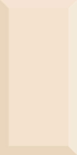 Monocolor Biselado Brillo Crema 10x20 - фото 1