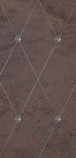 AD Maiora Rhombus Fregio Platino Moro 50x100 - фото 1