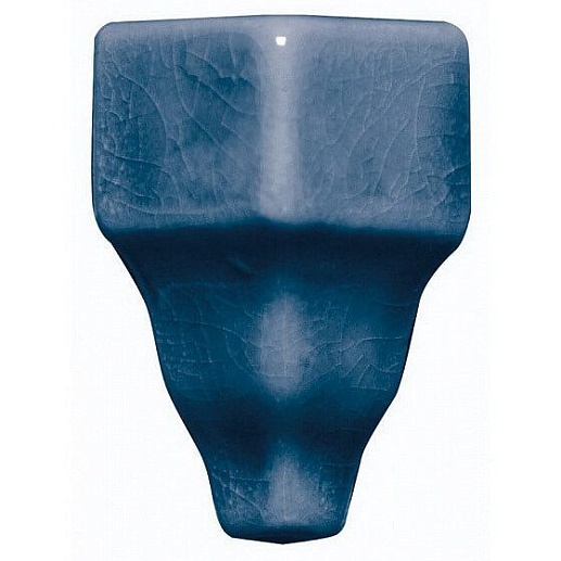 Modernista Angulo Exterior Cornisa C/C Azul Oscuro 3.5x2.7 - фото 1