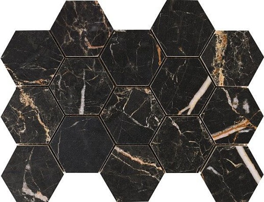 Cr. Lux Malla Hex Cr Lux Laurants Brown 22.5x32.5 - фото 1