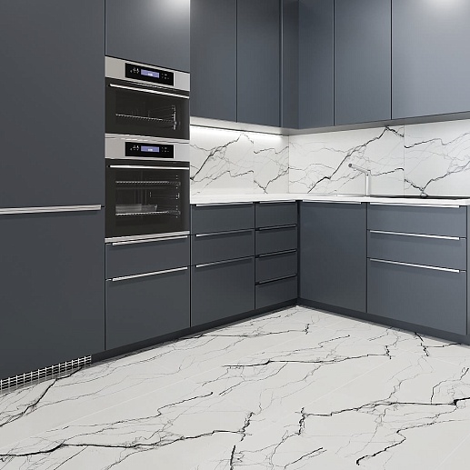 Floor Gres B&W Marble 1