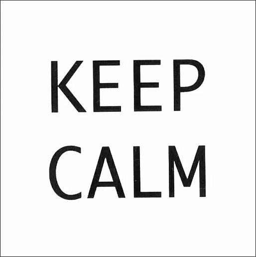 AD/A168/1146T Итон Keep calm 9.9*9.9 - фото 1