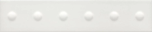 KM26389 Медина 1 белый матовый структура 6x28.5x1 - фото 1